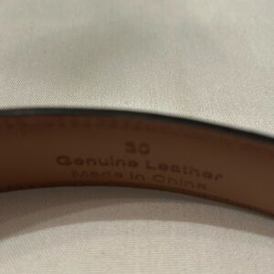Brown Leather Belt 30